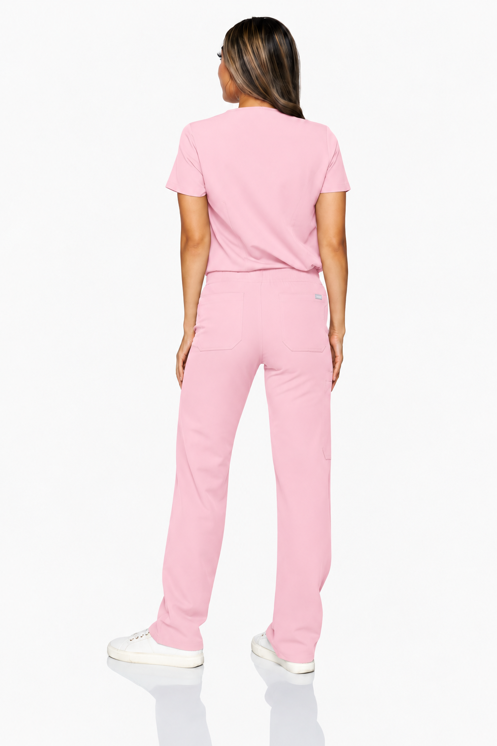 Powder Pink Straight Leg Bottom
