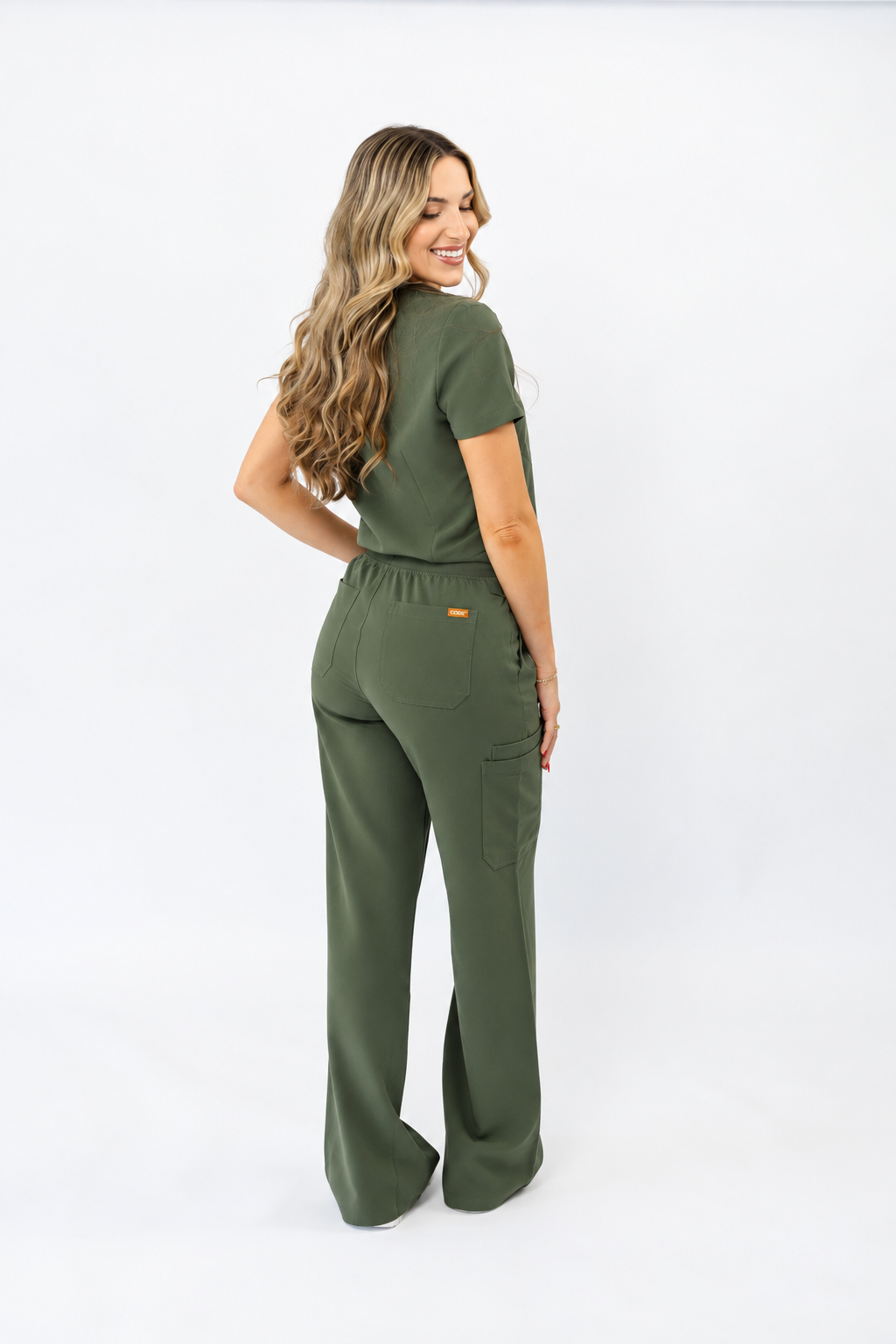 Forest Green Wide Leg Bottom