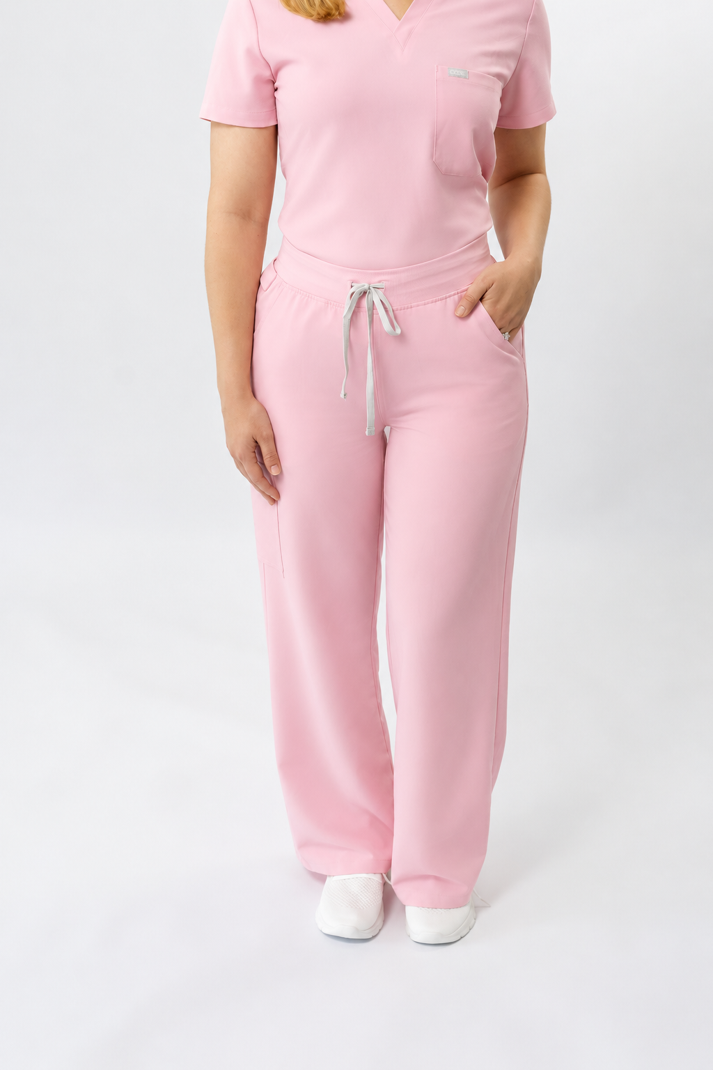 Powder Pink Wide Leg Bottom