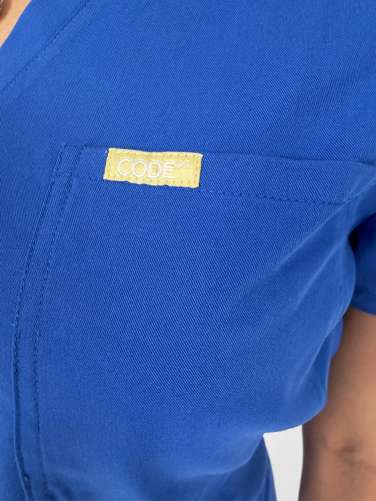Royal Blue Scrub Top