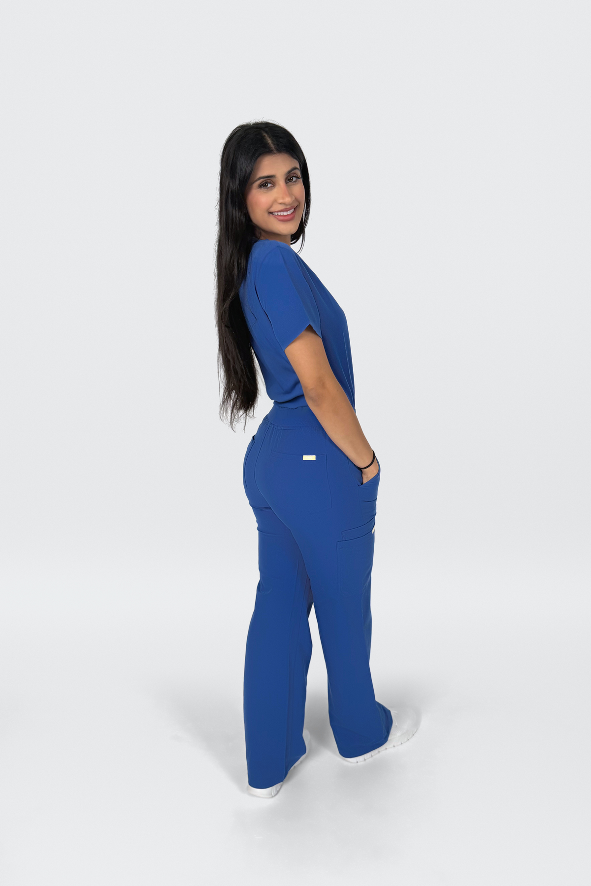 Royal Blue Wide Leg Bottom