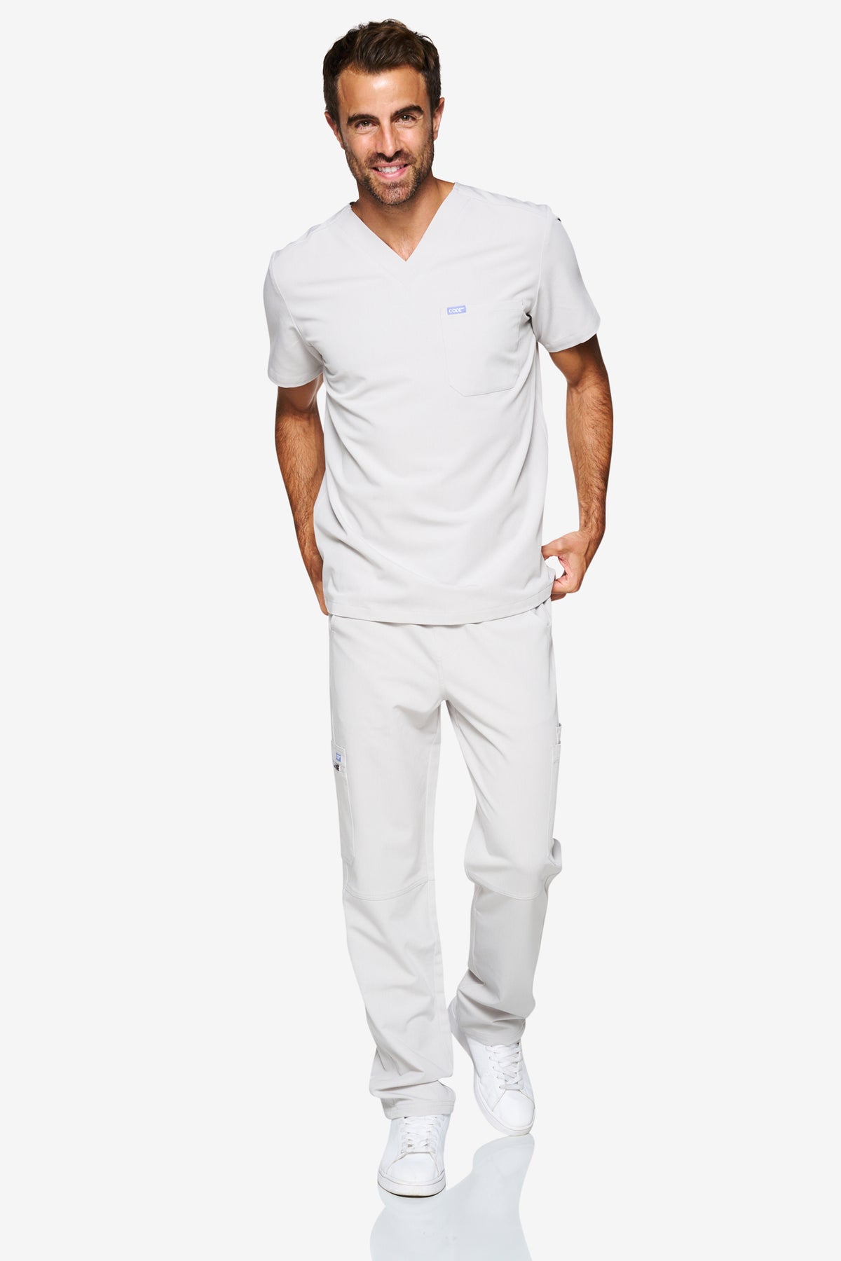 Overcast Grey Fit Straight Leg Pant | Storm | Men