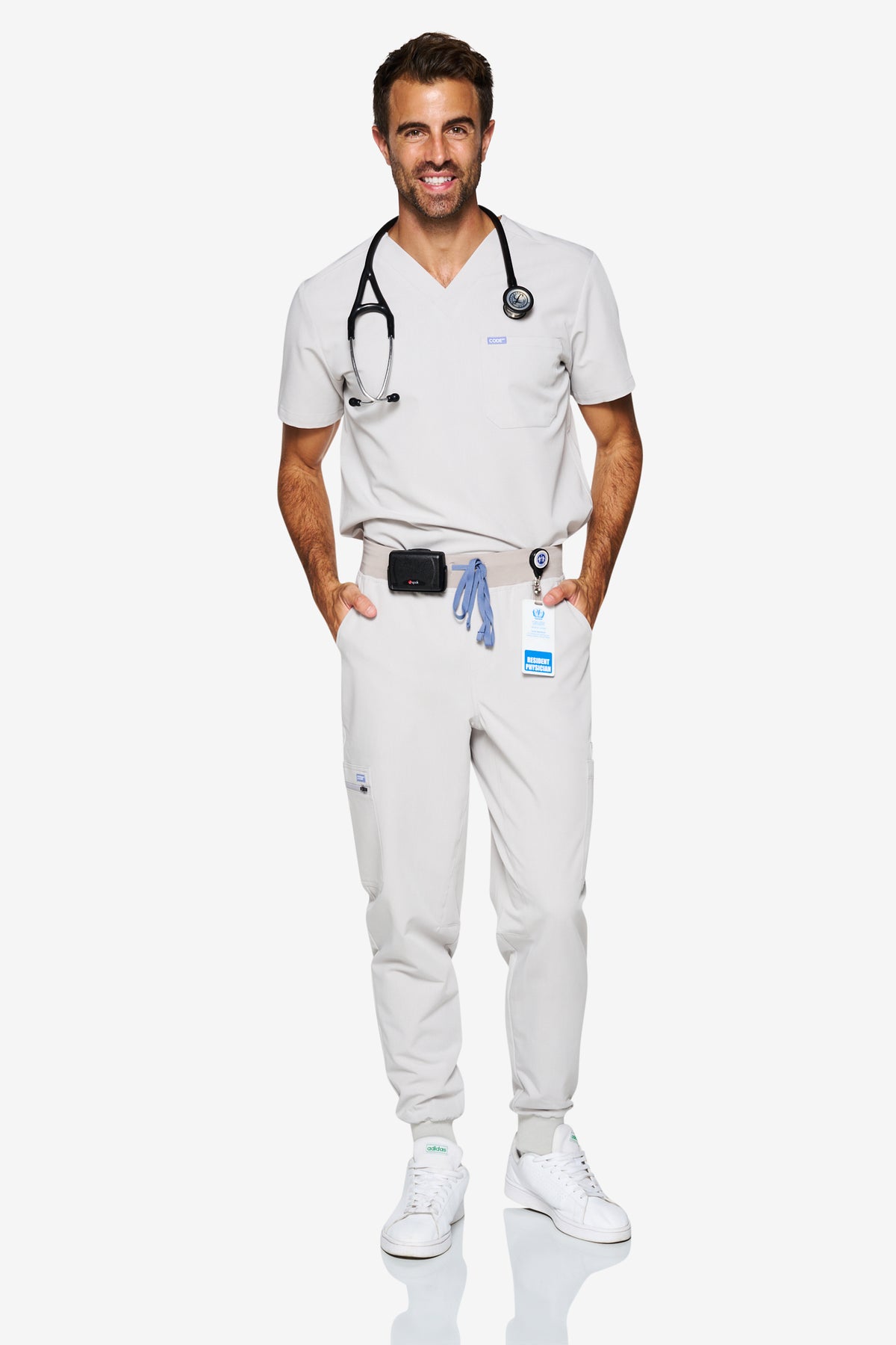 Overcast Grey Fit Joggers | Storm | Men