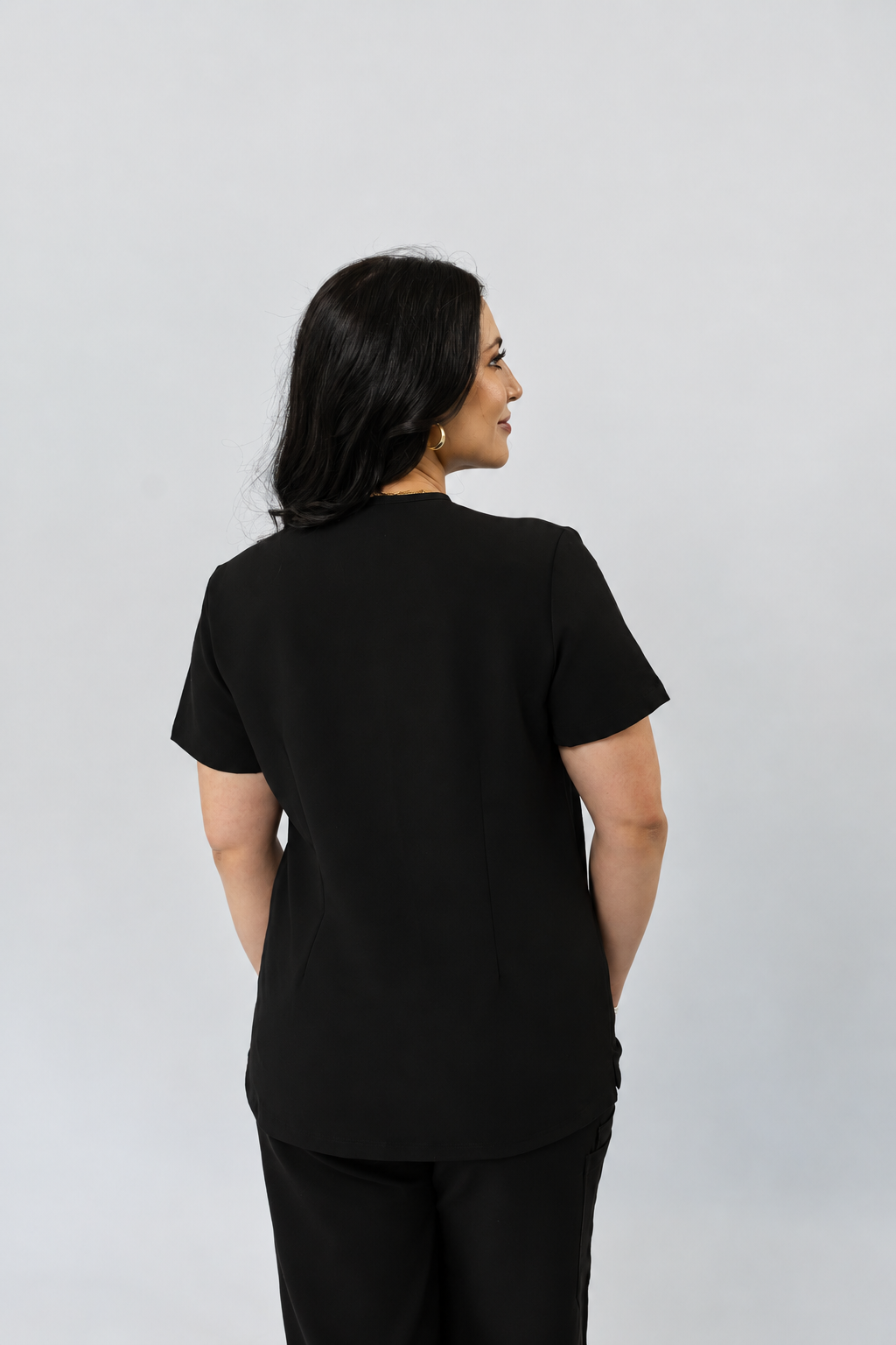 Black Scrub Top