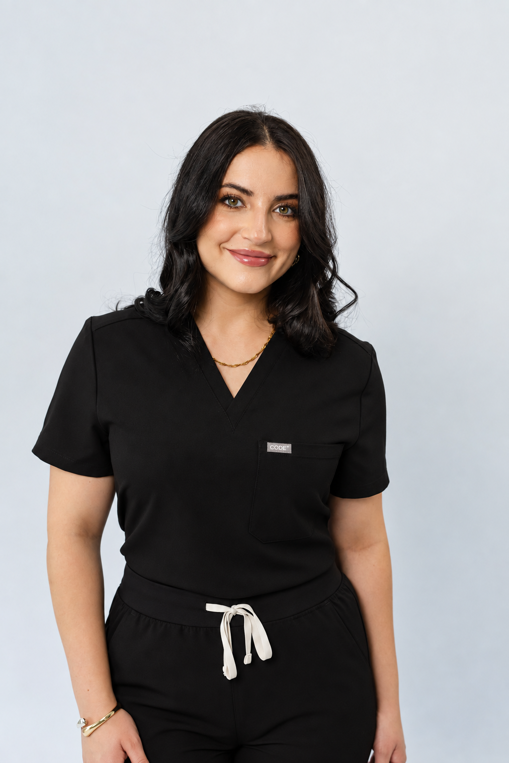 Black Scrub Top