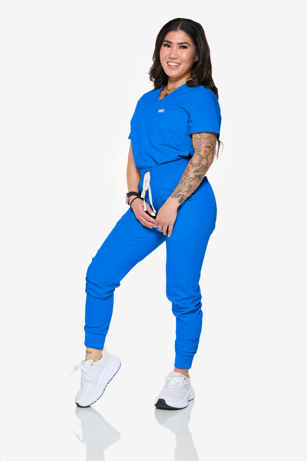 Royal Blue High-Waisted Fit Jogger