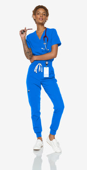 Royal Blue High-Waisted Fit Jogger