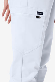 Joggers de ajuste blanco Lotus | Colección Flores