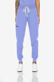 Jogger ajustado de talle alto lila | Colección Flores 