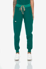 jogger de talle alto verde cazador | Colección de gemas