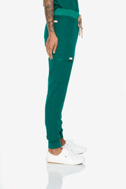 jogger de talle alto verde cazador | Colección de gemas