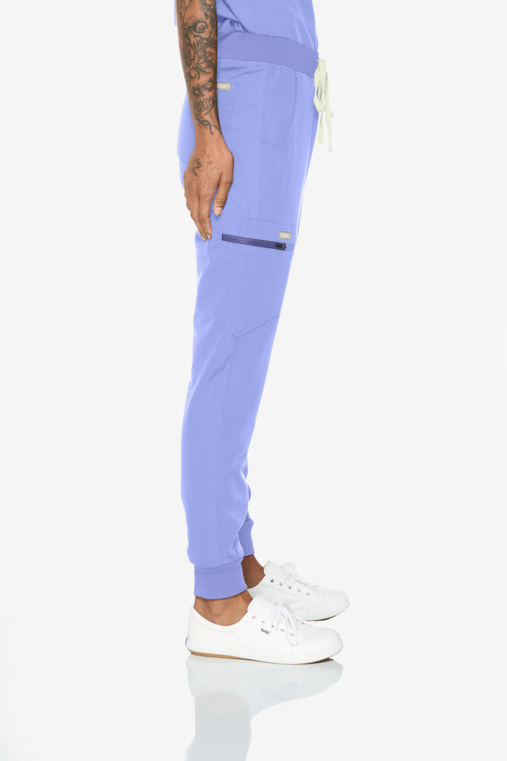 Jogger ajustado de talle alto lila | Colección Flores 