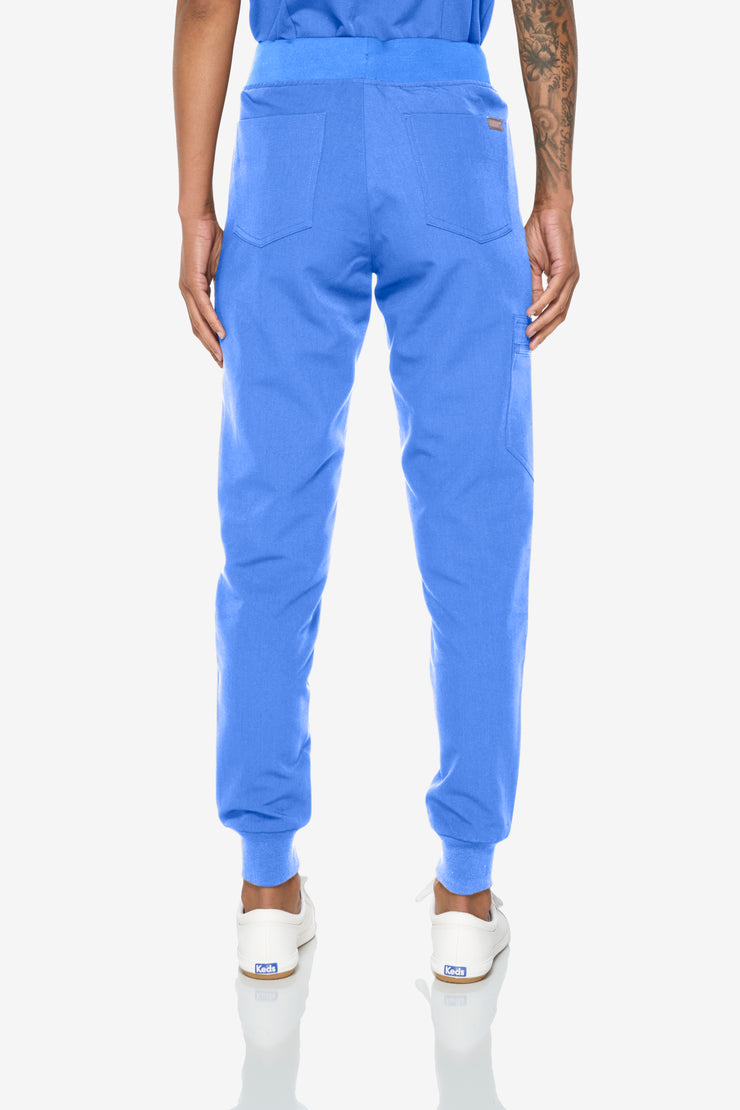 Ceil Blue High-Waisted Fit Jogger | Storm Collection