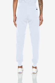 Lotus White High-Waisted Fit Jogger | Floral Collection