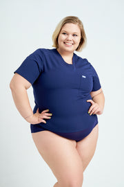 Navy Scrub Top Bodysuit |