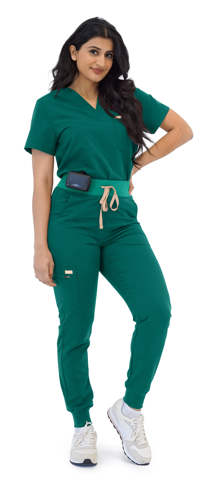 Hunter Green High-Waisted Fit Jogger | Gem Collection