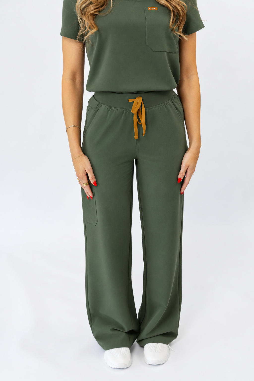 Forest Green Wide Leg Bottom