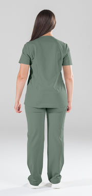 Olive Fit Straight Leg Scrub Pant | Shock Collection |