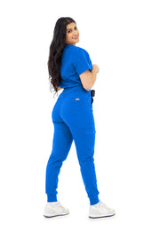 Royal Blue High-Waisted Fit Jogger