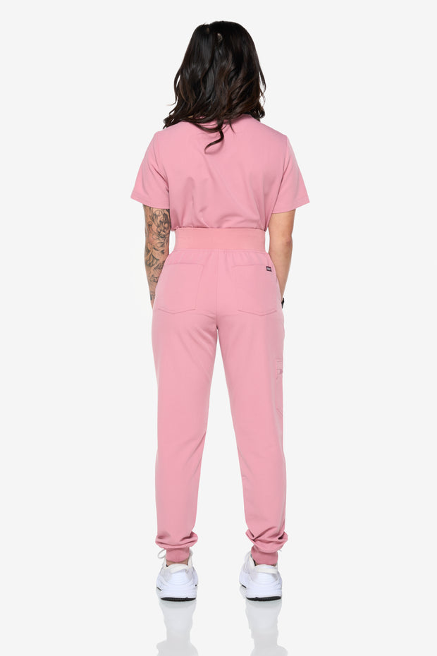 Jogger de talle alto Dulce | Colección de café