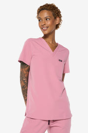 Dulce Scrub Top | Coffee Collection