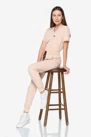 Hazelnut Scrub Top