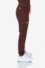 Jogger de talle alto color chocolate | Colección de café 