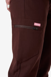 Jogger de talle alto color chocolate | Colección de café 