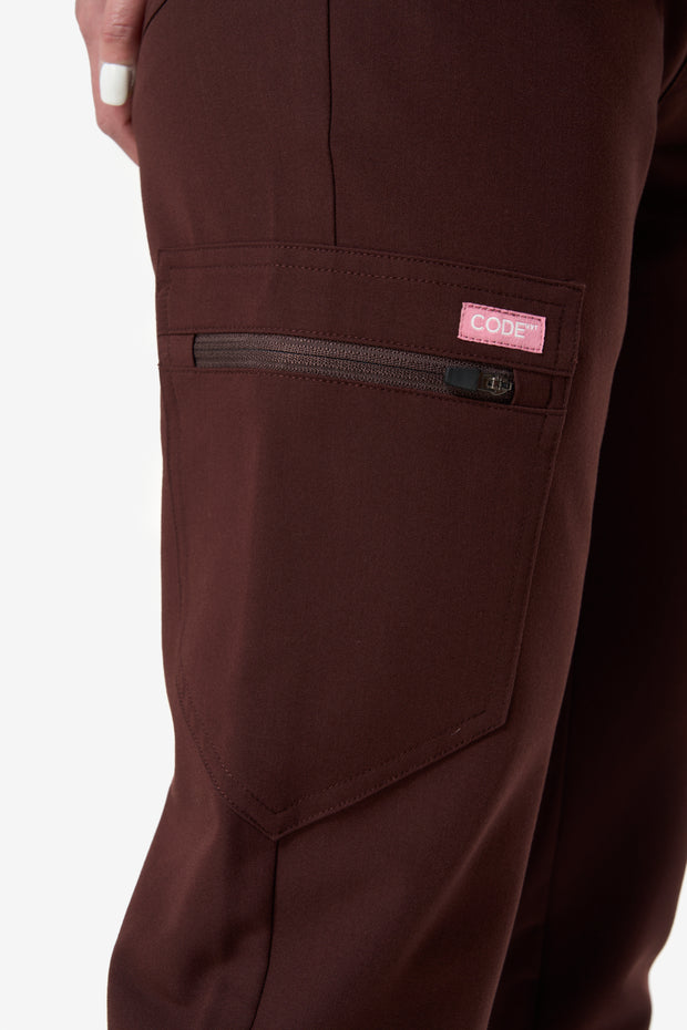 Chocolate High-Waisted Fit Jogger | Coffee Collection