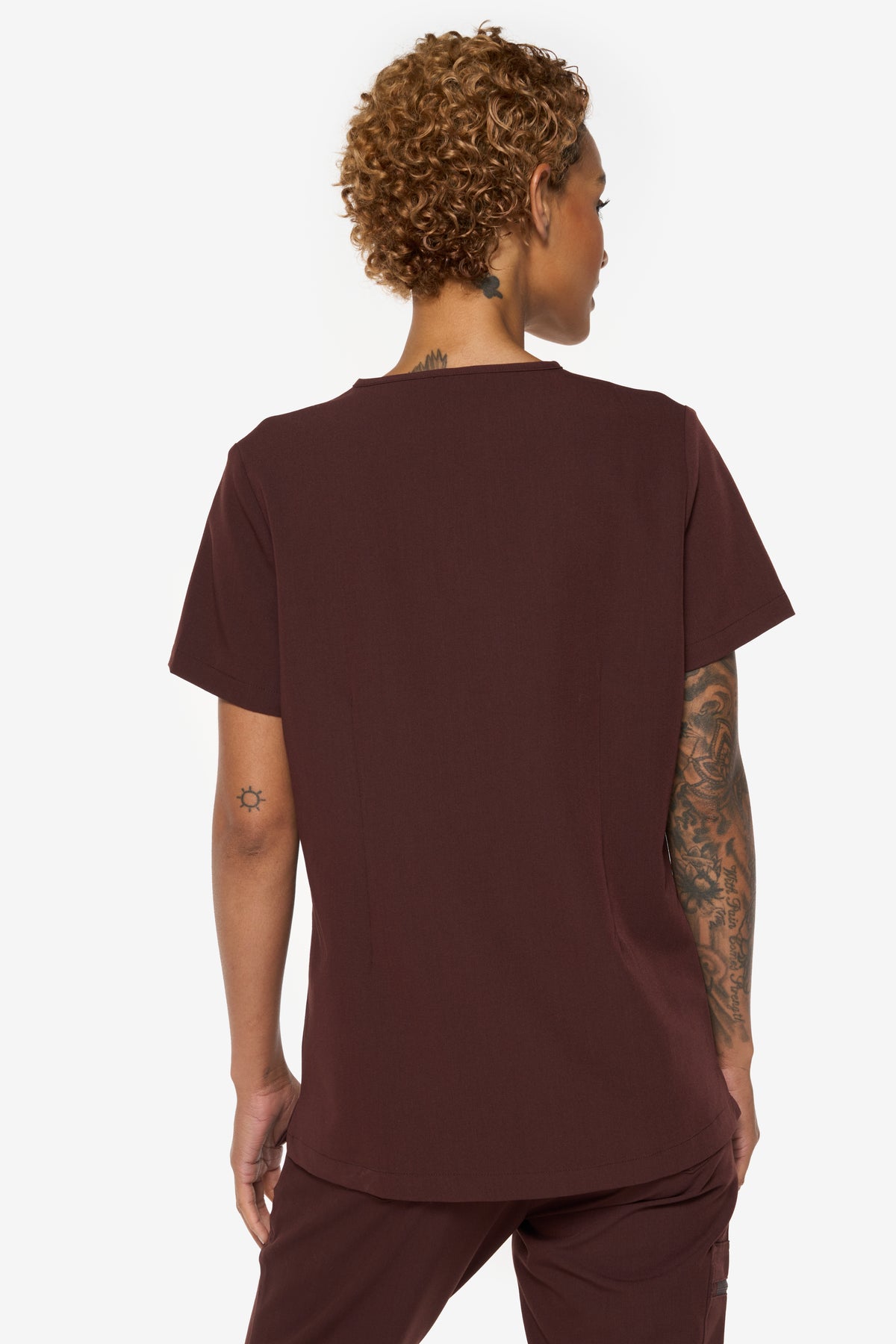 Chocolate Scrub Top