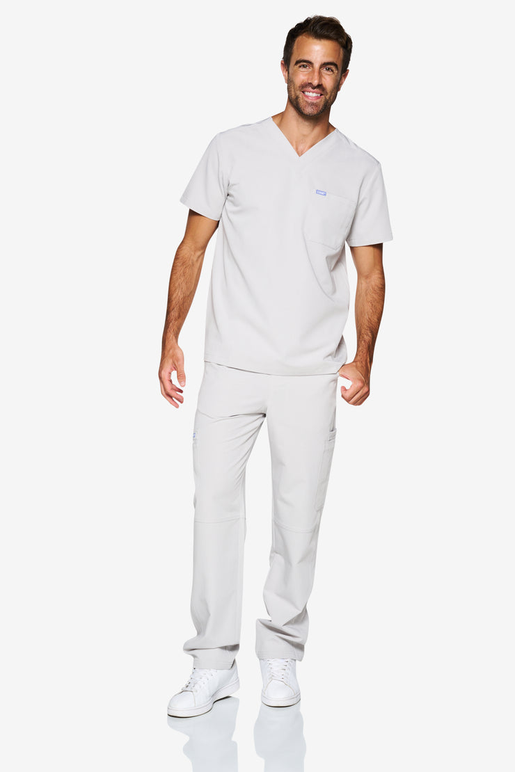 Overcast Grey Fit Straight Leg Pant | Storm | Men