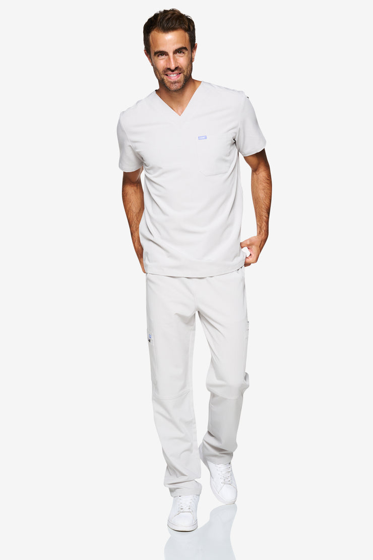 Overcast Grey Fit Straight Leg Pant | Storm | Men