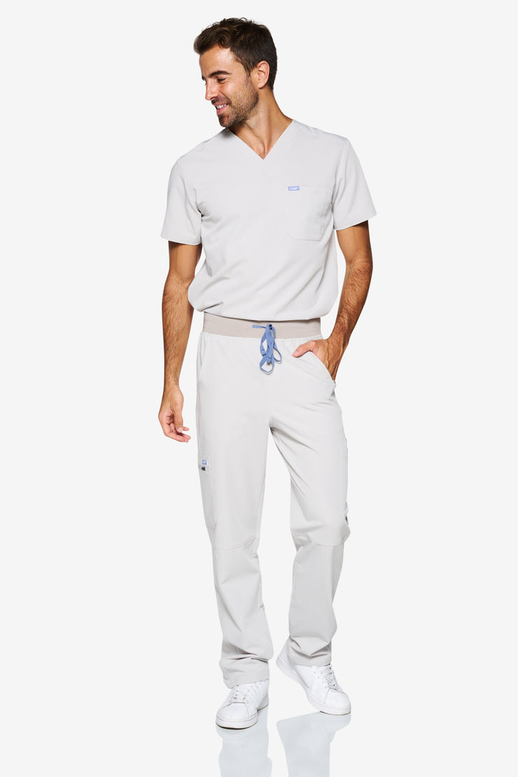 Overcast Grey Fit Straight Leg Pant | Storm | Men