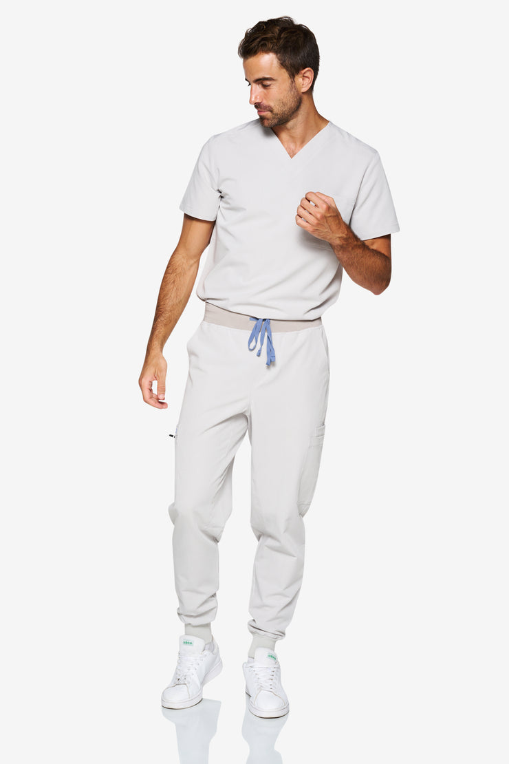 Overcast Grey Fit Joggers | Storm | Men