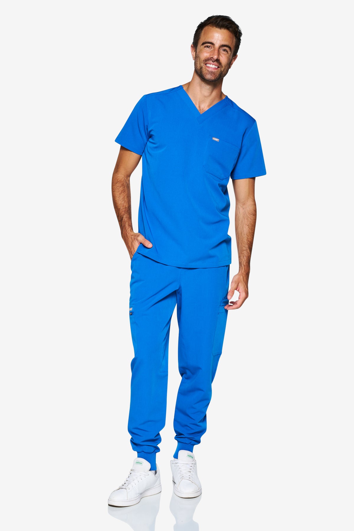 Sapphire Royal Blue Scrub Top | Gem | Men