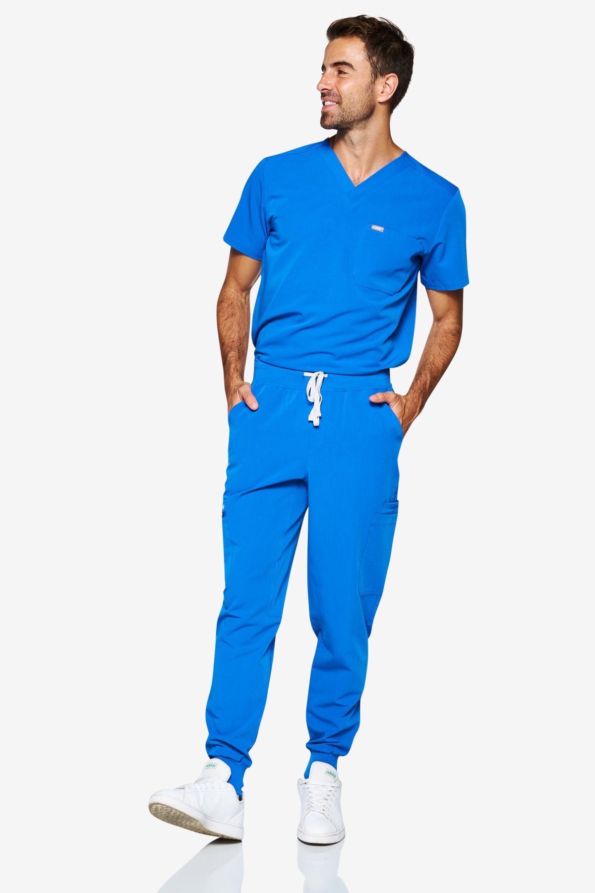 Sapphire Royal Blue Scrub Top | Gem | Men