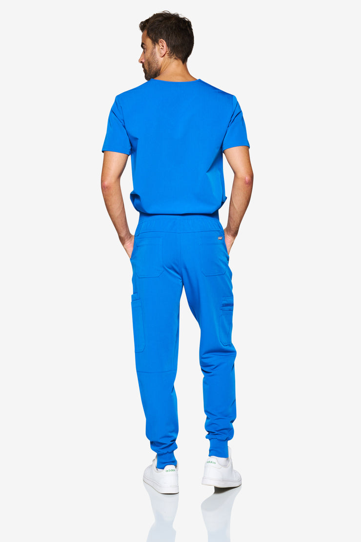 Sapphire Royal Blue Scrub Top | Gem | Men