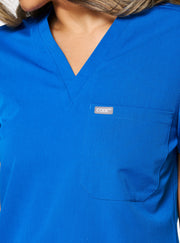 Sapphire Royal Blue Scrub Top | Gem Collection