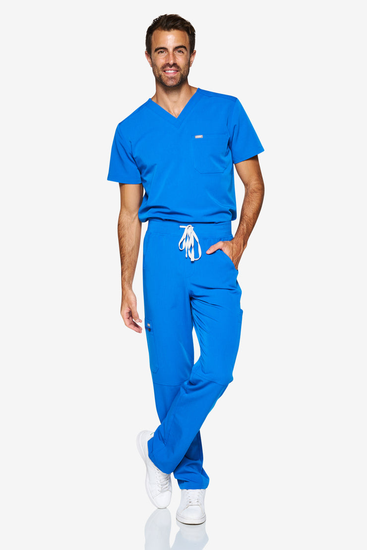 Sapphire Royal Blue Straight Leg Pant | Gem | Men