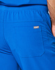 Pantalón de pierna recta azul real zafiro | Gema | Hombres 