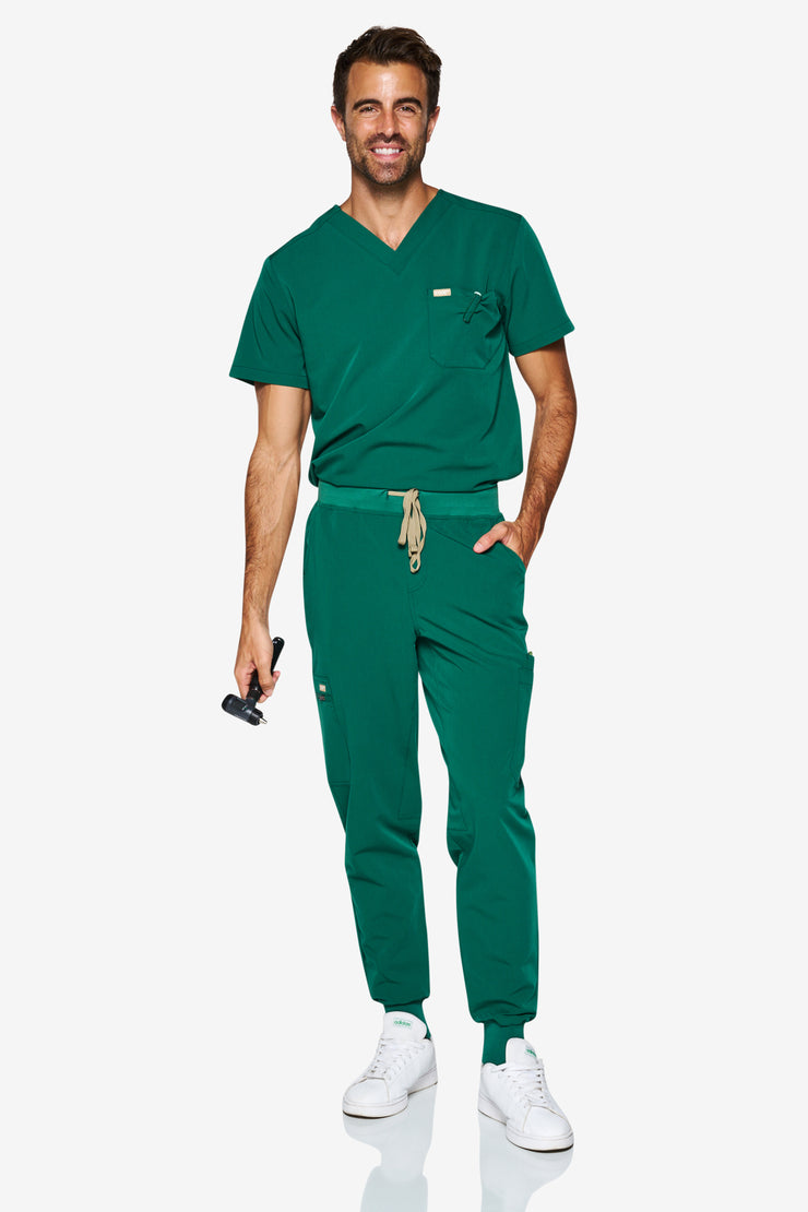 Emerald Hunter Green Fit Joggers | Gem | Men
