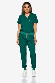 Emerald Hunter Green Fit Joggers | Gem Collection