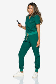 Emerald Hunter Green Fit Joggers | Gem Collection