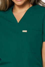 Emerald Hunter Green Top | Gem Collection