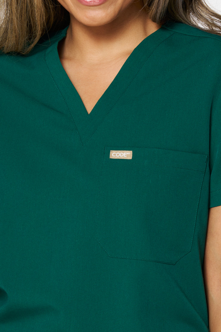 Emerald Hunter Green Top | Gem Collection