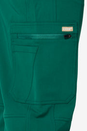 Pantalón de pierna recta verde cazador esmeralda | Gema | Hombres 