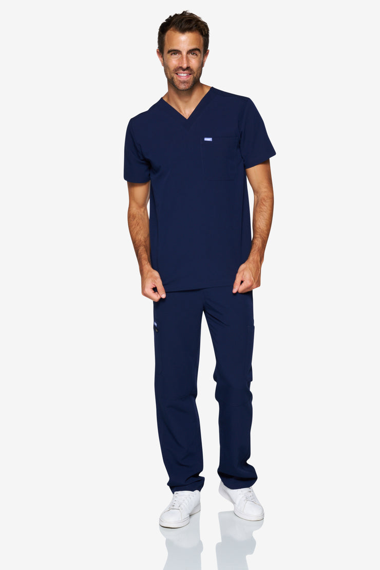 Blusa médica azul marino | Colección Choque | HOMBRES