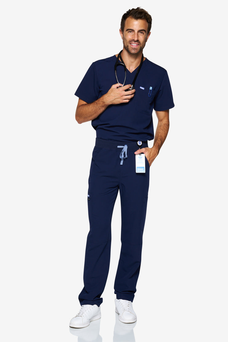 Navy Scrub Top | Shock Collection | MEN