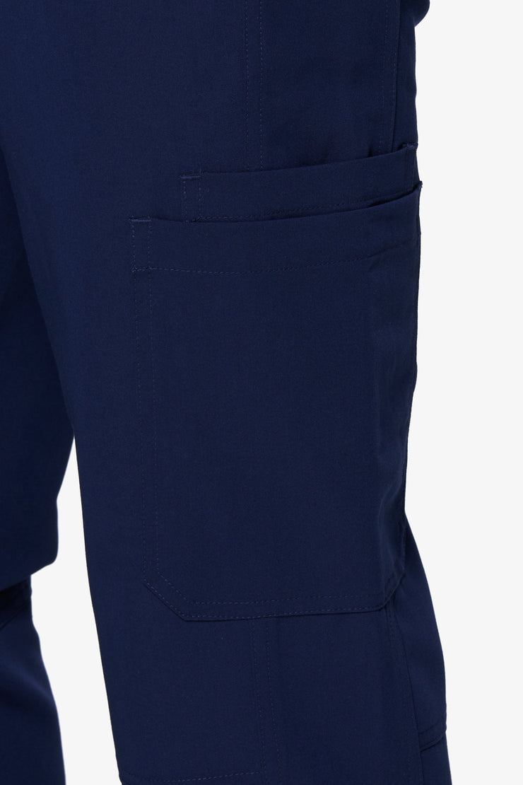 Pantalón de pierna recta azul marino | Colección Choque | Hombres 