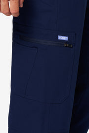 Pantalón de pierna recta azul marino | Colección Choque | Hombres 